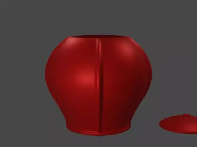 Asian Pottery 03 3D model