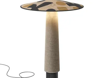 Forestier lamp post Thesee 3D model