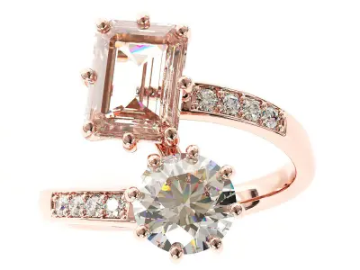 Engagement Fancy Ring 3D print model purchase