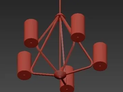Elevate Collection Chandelier 3D model