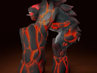 Elemetals Pack Free low-poly 3D model