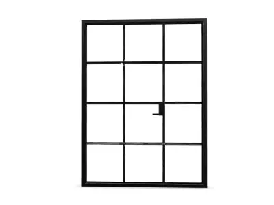 Industrial Steel-Frame Window - window 3D Model 3D model