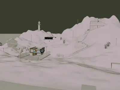 Isolated Island 3D model