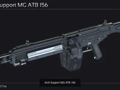 Scifi Heavy Weapon Collection II 3D Model Pack