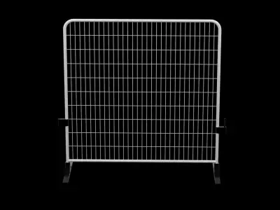 Street Barrier Mesh Low-poly 3D model