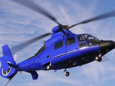  Helicopter with Huge Advertising Air Banner 