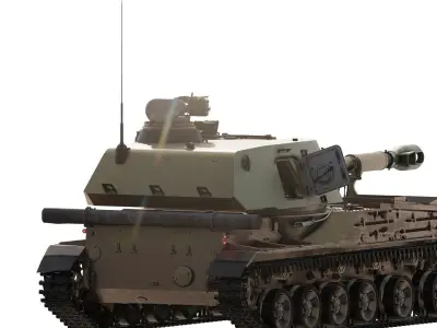 SO-152 2S3 Akatsiya 3D model