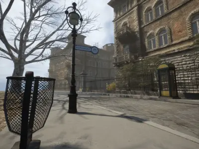 Random Budapest street props 3D model