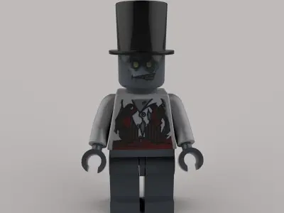 Zombie Groom 3D model