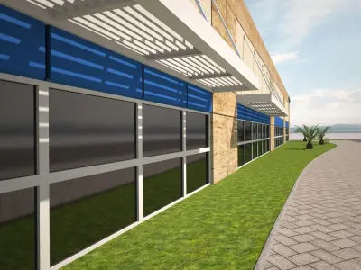 Magazine Building2 3D model