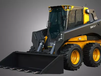 334 P-Tier Skid Steer Loader - Bucket 3D model