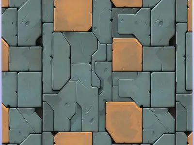 SciFi Seamless Texture Texture 42