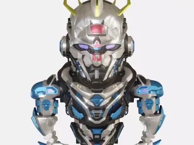 Robot Character 01 - Scifi Edition 3D model