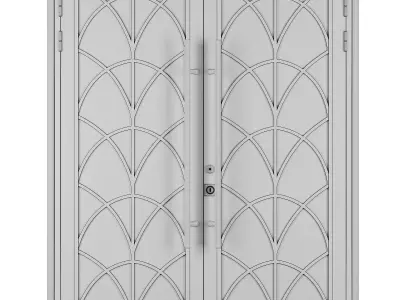 Entrance door set233 3D model