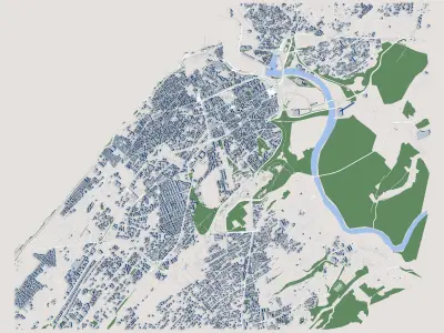 Rabat City Morocco 3D model