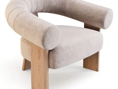 Lulu and Georgia Celeste - Accent Chair 3D model
