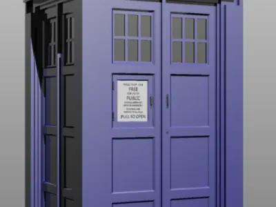 Dr Who Tardis 3D model