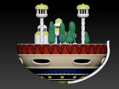 Palacio kamisama 3D print model