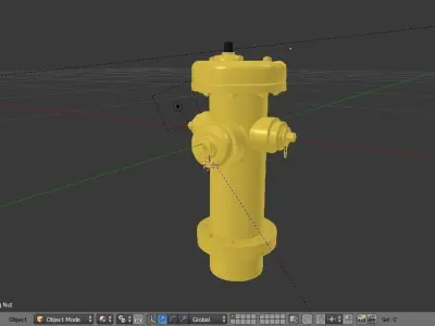 Fire Hydrant 17 - Safety and Emergency Equipment Low-poly 3D model