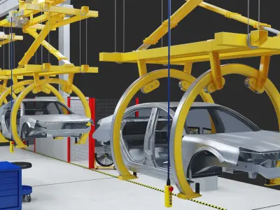  Conveyor Assembly Cars 