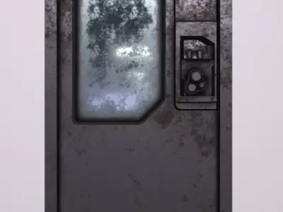 SAS Door Low-poly 3D model