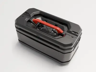 Sci-Fi Storage Crate  3D model