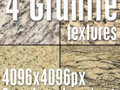 4 High Res Seamless Granite Textures Vol03 Part2 Texture
