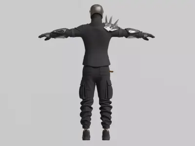 Sci-Fi Character 3D model