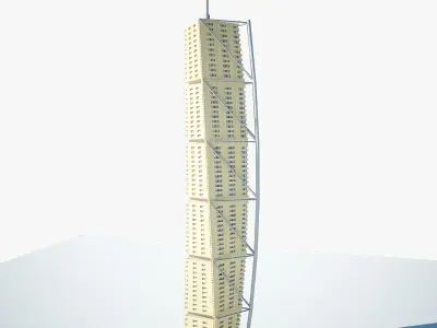 Low Poly Building 3D model