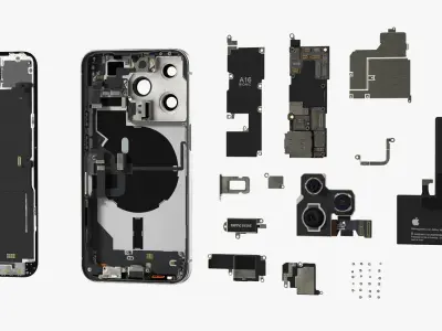  iPhone 14 Pro Fully Disassembled 