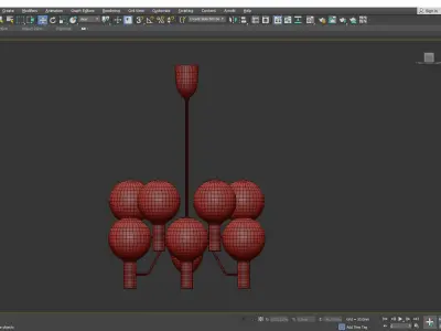 CELIN chandelier  Low-poly 3D model