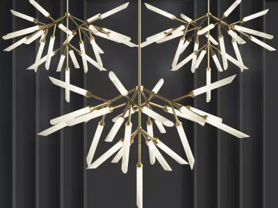 Suspension lights Spur Chandelier  3D model