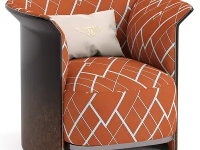 Bentley Ramsey armchair 3D model