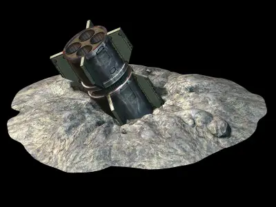 Missile-pit 01 3D model