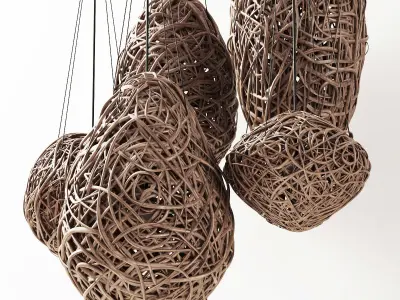 Branch decor lamp egg n1 3D model