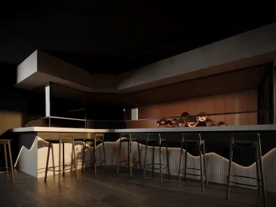 Bar-Set bar 3D model