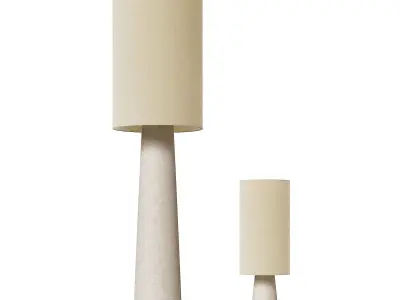 Clu Living lamps Pedro and Petra 3D model