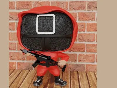 Funko Pop Squid Game  Ojingeo Geim Netflix 3D print model