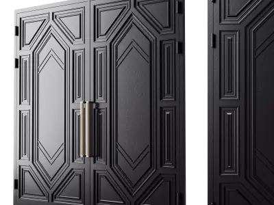 Gate black loft 016 3D model