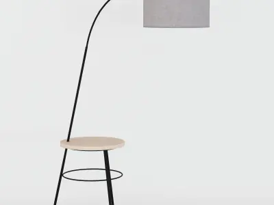 Modern Standing Floor Light 3D model