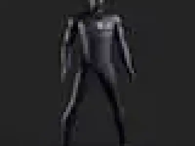 Spiderman 1 avengers spider man action figure 3D model