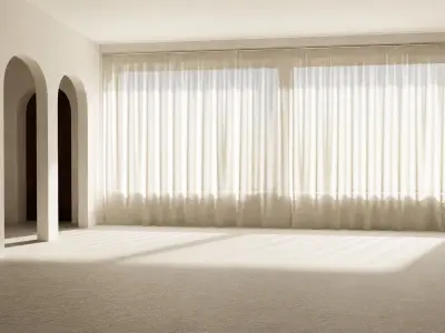 Concrete Minimal Interior 3D model