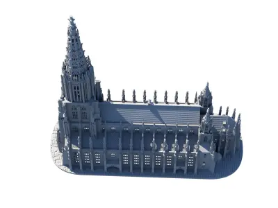Ulmer Minster 3D model
