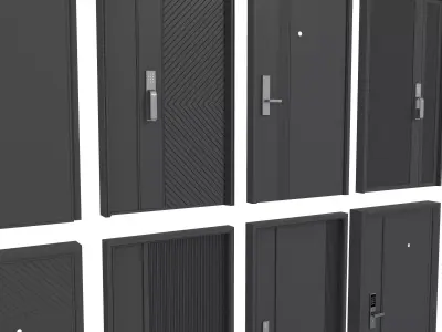 Interior Doors Pack  3D model