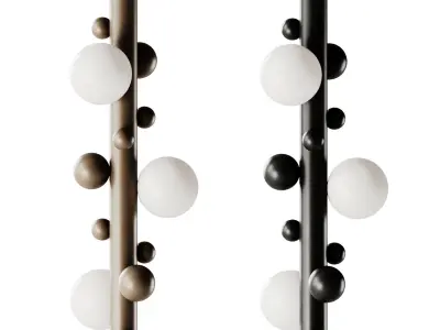 Lunar F Floor Lamp ny Babich studio 3D model