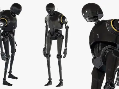 K-2SO Star Wars Droid 3D model