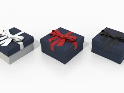  Gift Boxes - Low and Flat Set 