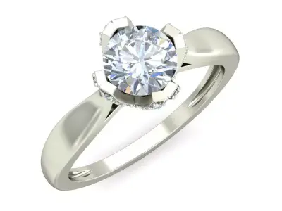 Women Ring  Render 3dm STL OBJ FBX Details 3D print model 200