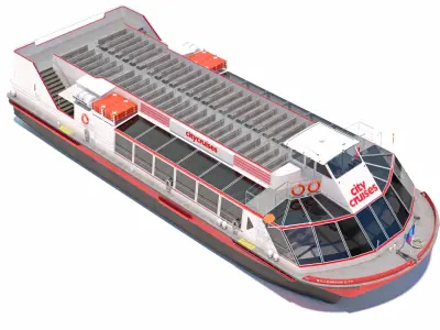  River Sightseeing Boat near Tower Bridge 