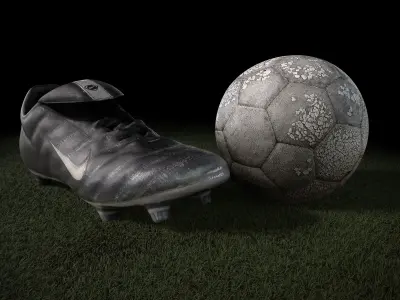 Favela Soccer Field 3D model